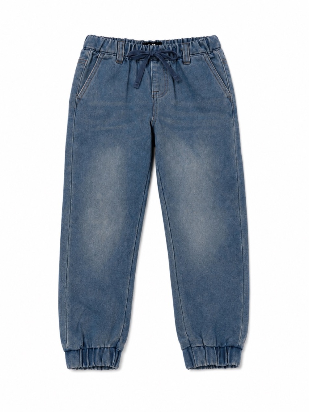 New - 7 For All Mankind Luxe Sport Knit Denim Joggers | Size 6
